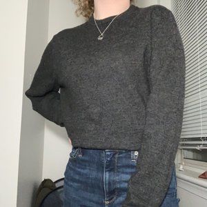 Cute Professional Club Room Dark Gray Sweater